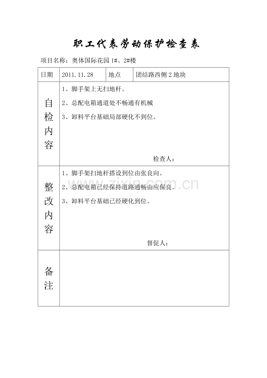 职工代表劳动保护检查表.doc_第2页