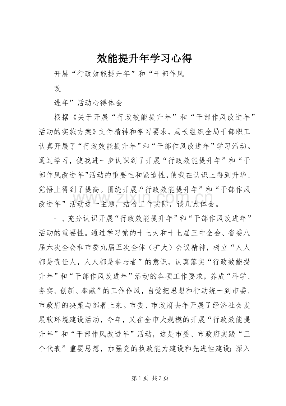 效能提升年学习体会.docx_第1页