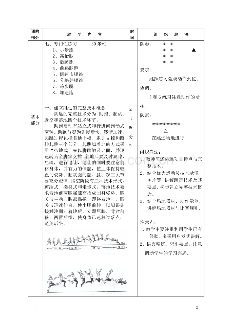 首都体育学院技术课教案.doc_第2页