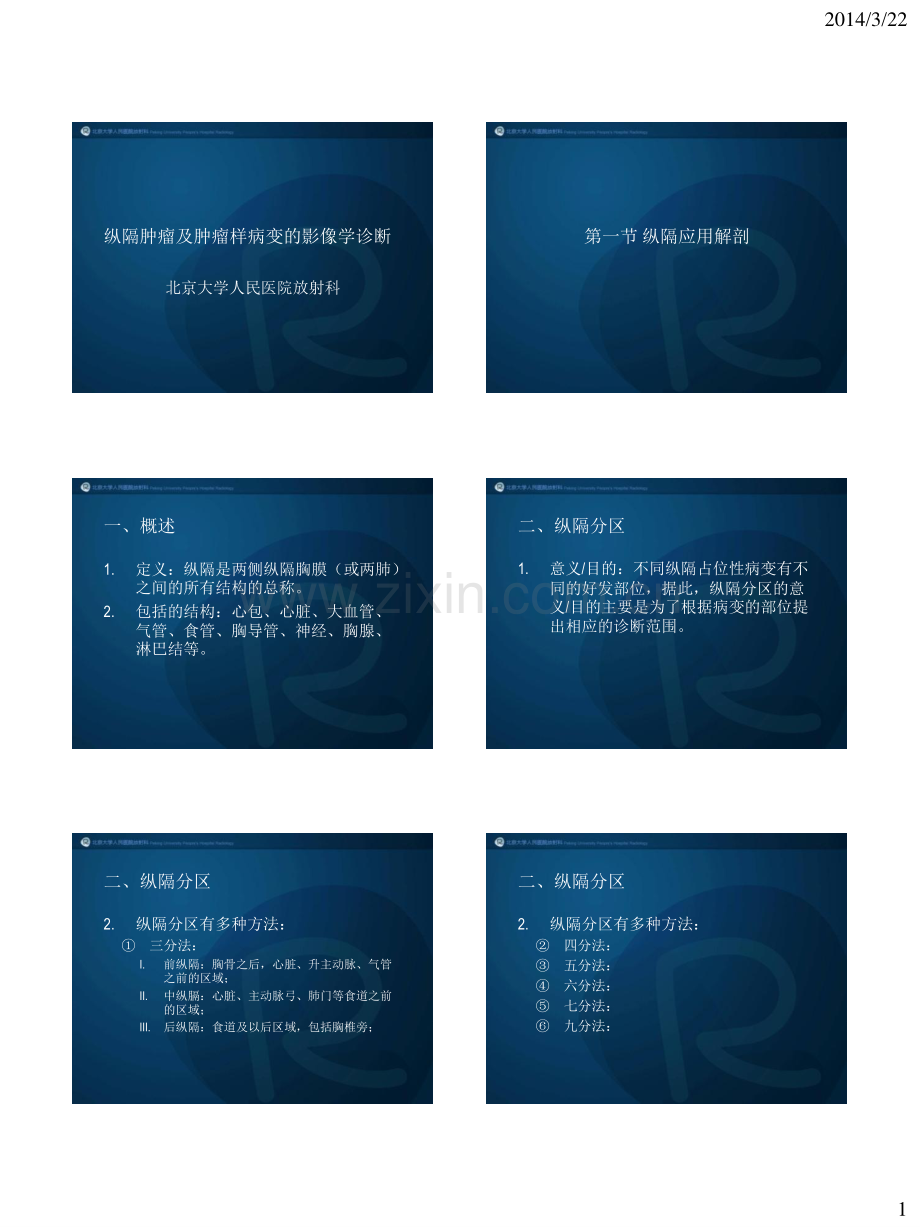 纵隔肿瘤及肿瘤样病变的影像学诊断2014.pdf_第1页