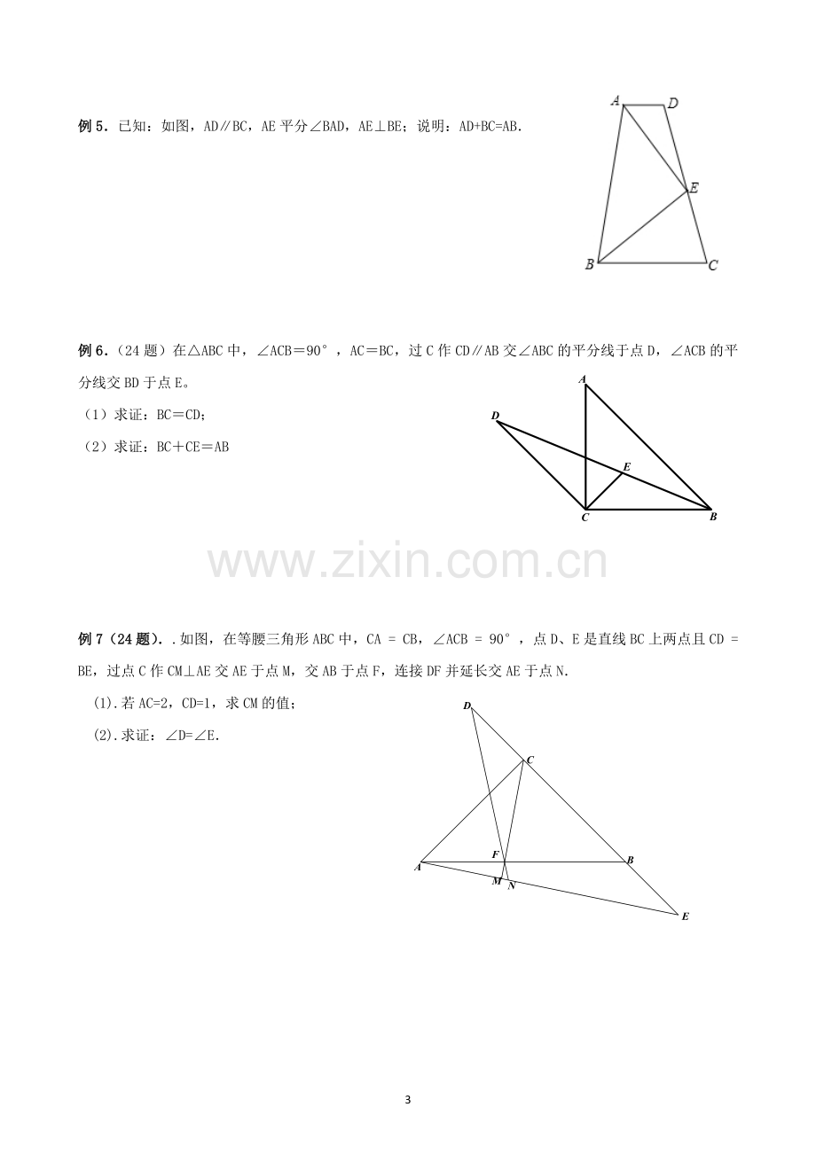 初中数学专题复习全等三角形.doc_第3页