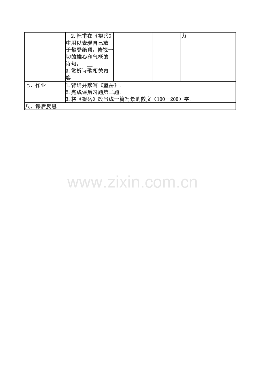 (部编)初中语文人教七年级下册《望岳》.docx_第2页