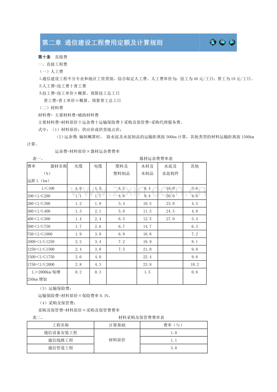 第二章_通信建设工程费用定额及计算规则.doc_第1页