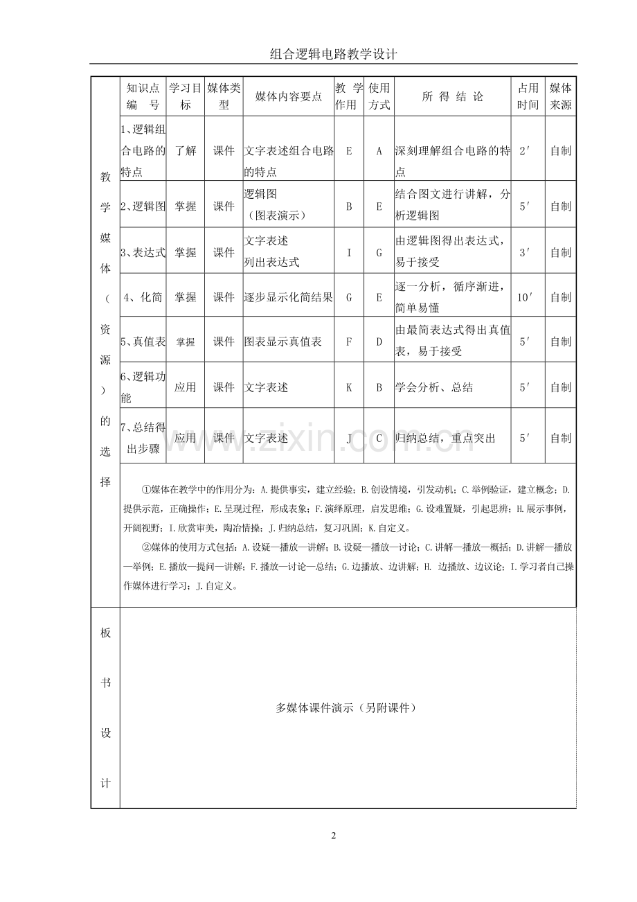 教学设计组合电路.doc_第2页