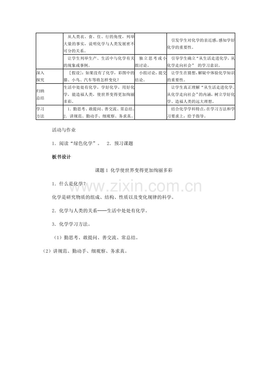 绪言：化学使世界变得更加绚丽多彩教学设计.doc_第3页