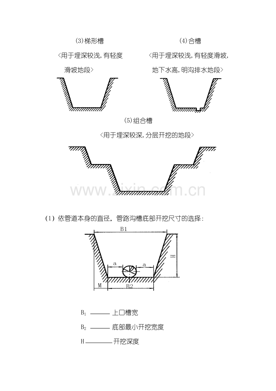 地埋管道安装说明沟槽开挖.doc_第2页