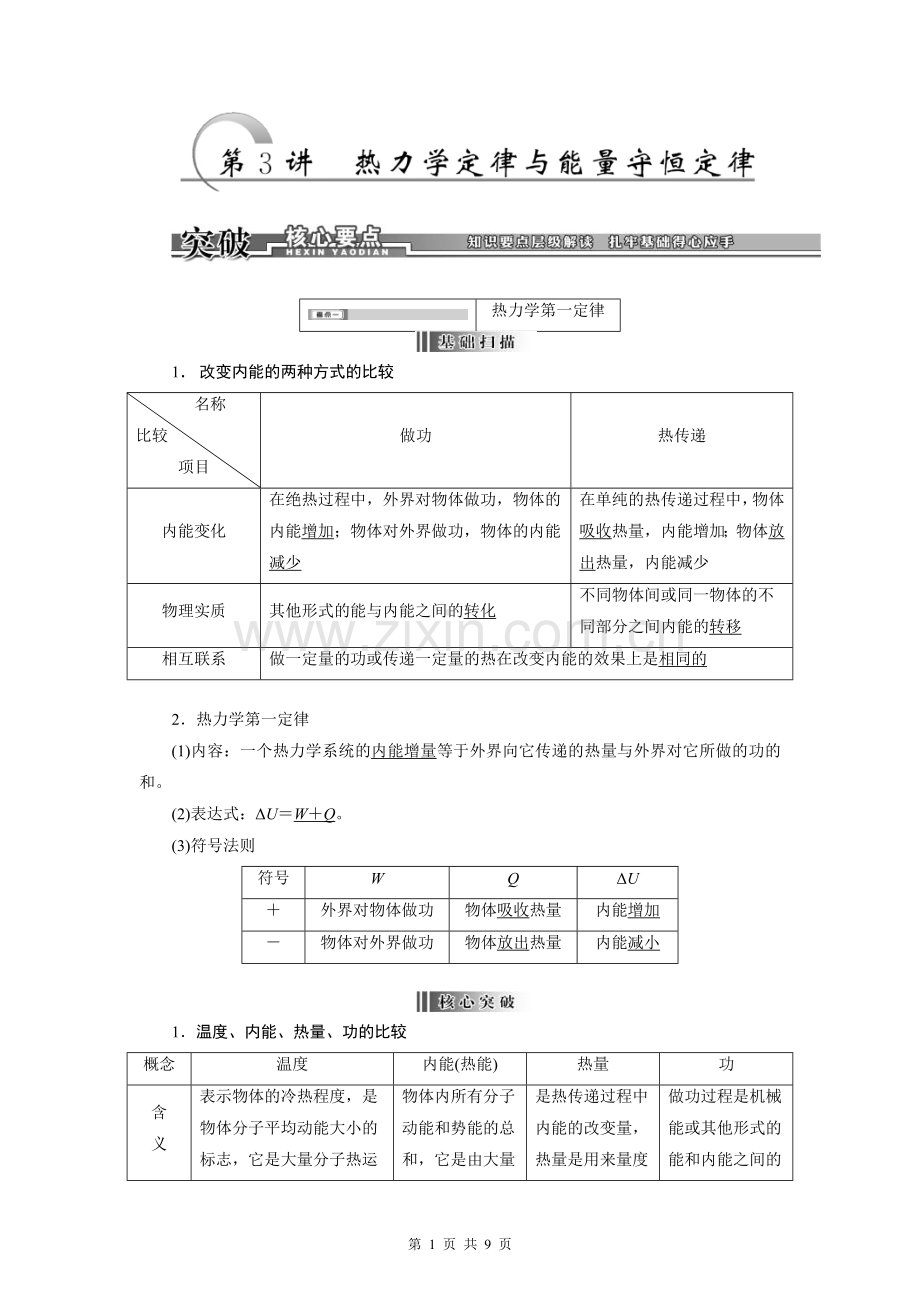 热力学定律与能量守恒定律.doc_第1页