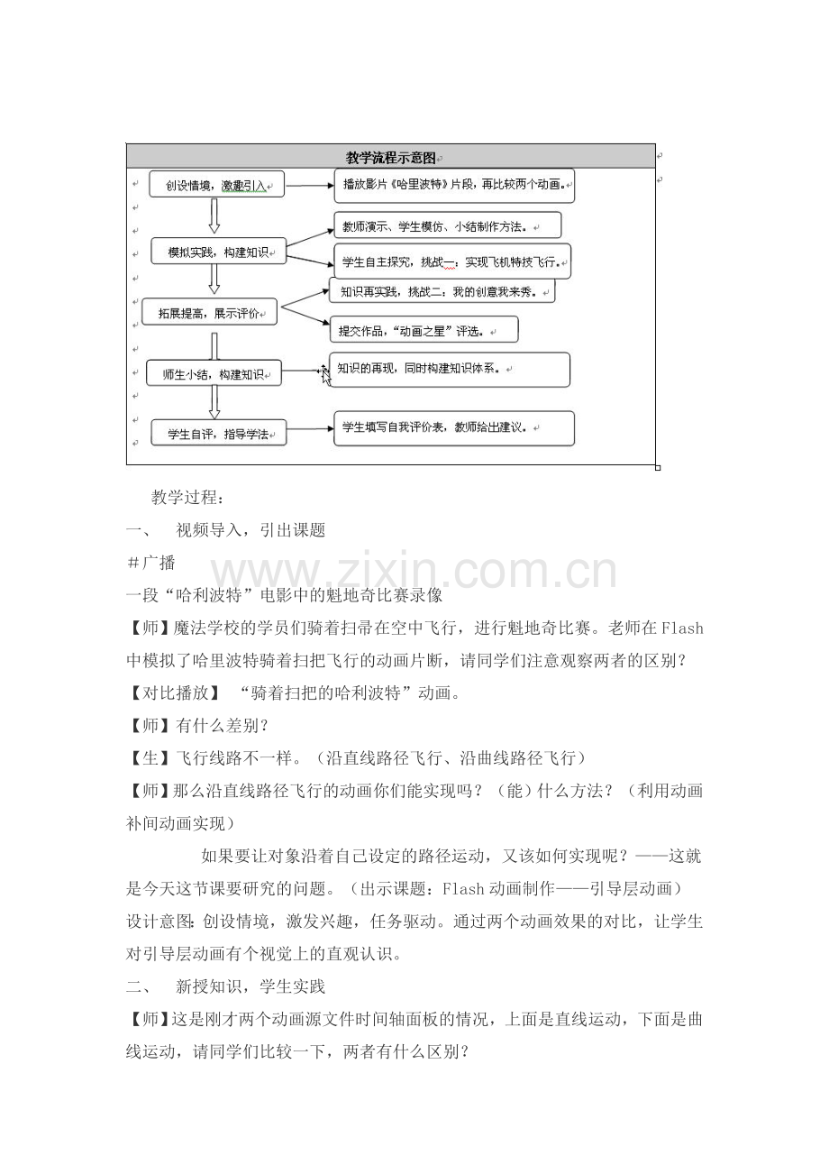 课题：《Flash动画制作——引导层动画》.doc_第3页