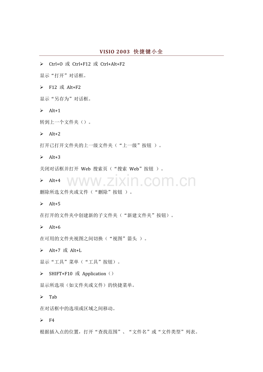 Windows Visio快捷键大全.doc_第3页
