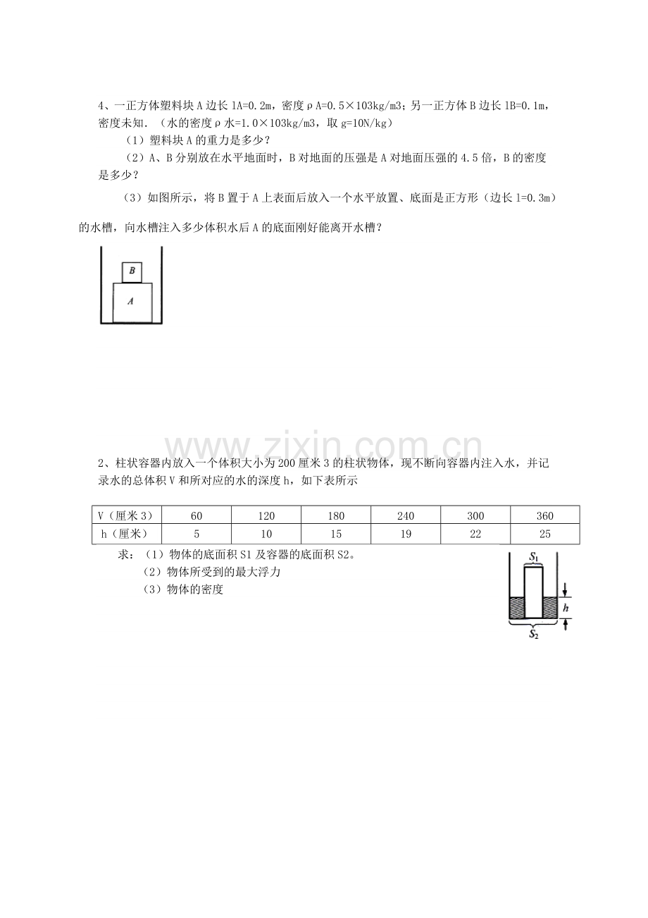 浮力压强计算题.doc_第2页