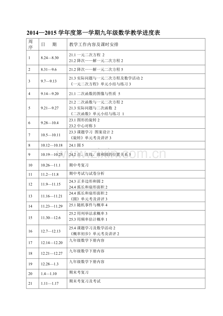 新人教版九年级数学上册教案.doc_第2页