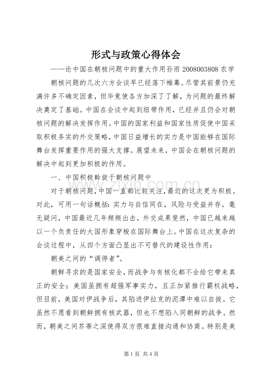 形式与政策体会心得.docx_第1页