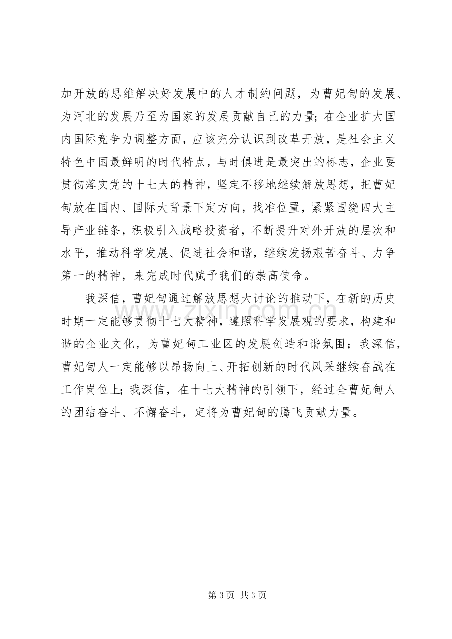 关于解放思想大讨论的体会心得.docx_第3页