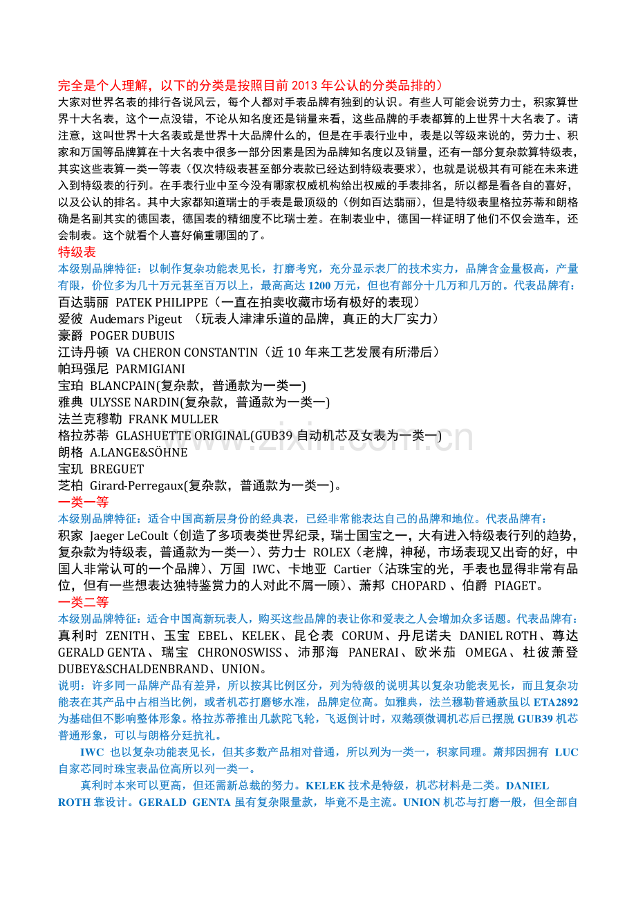 奢侈品---高档手表介绍.pdf_第3页