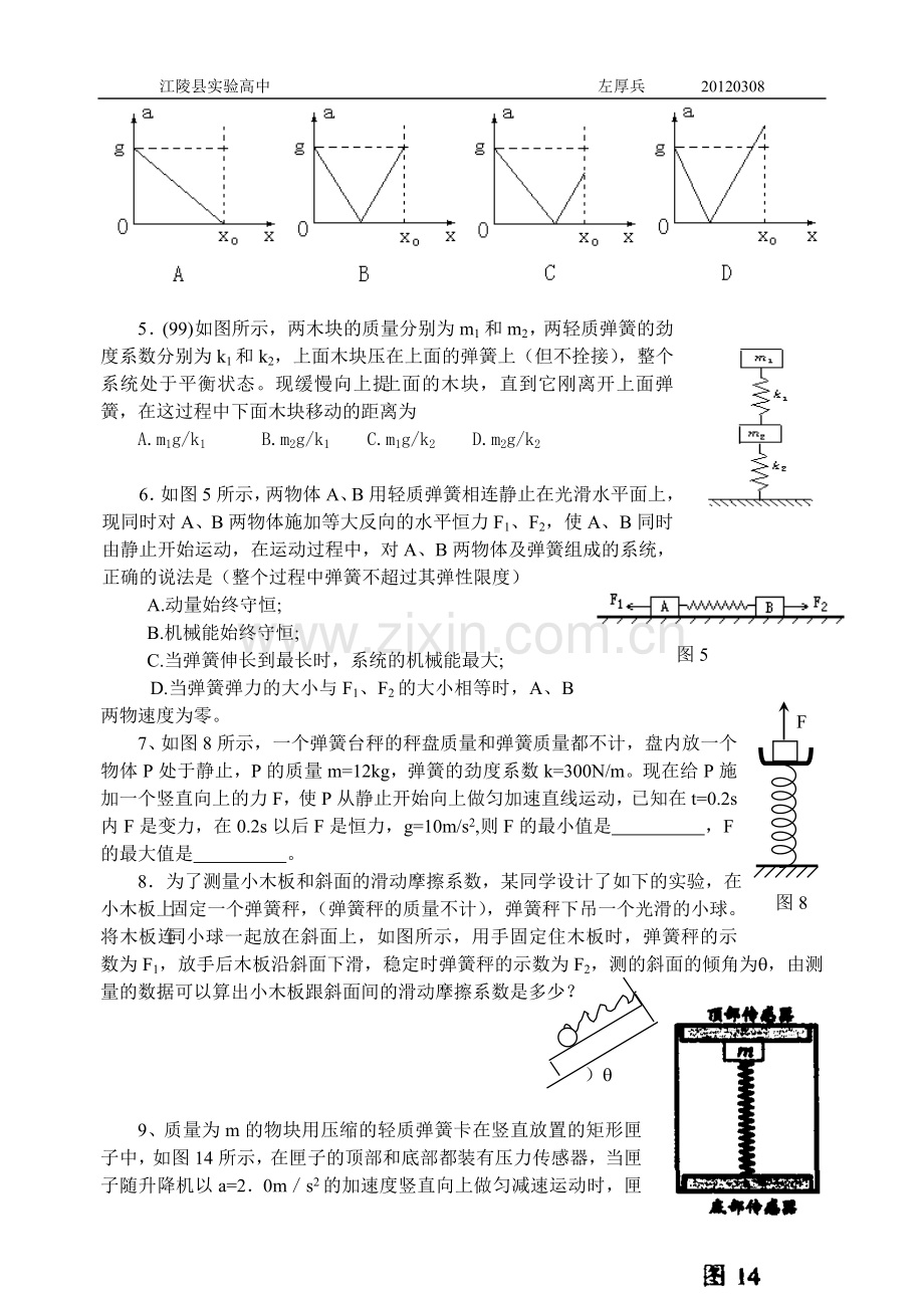 高考弹簧专题.doc_第2页