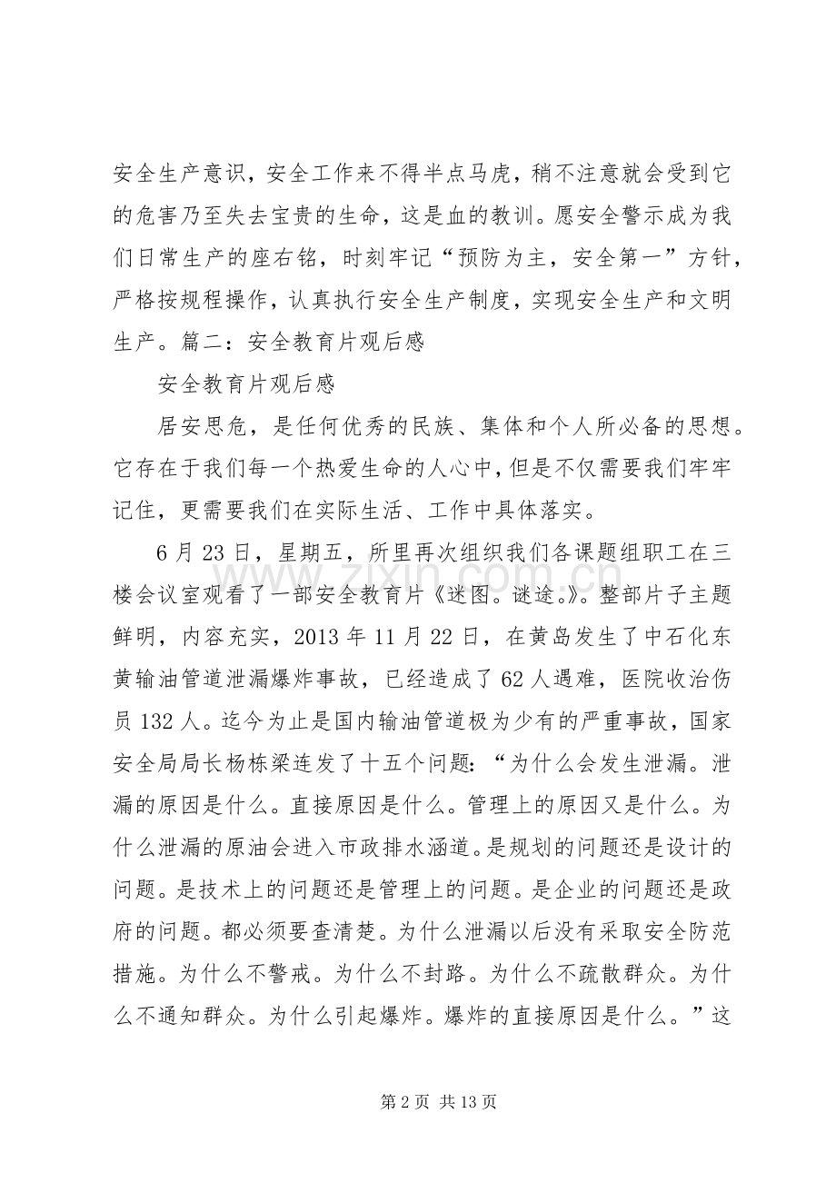 安全教育片观后心得.docx_第2页