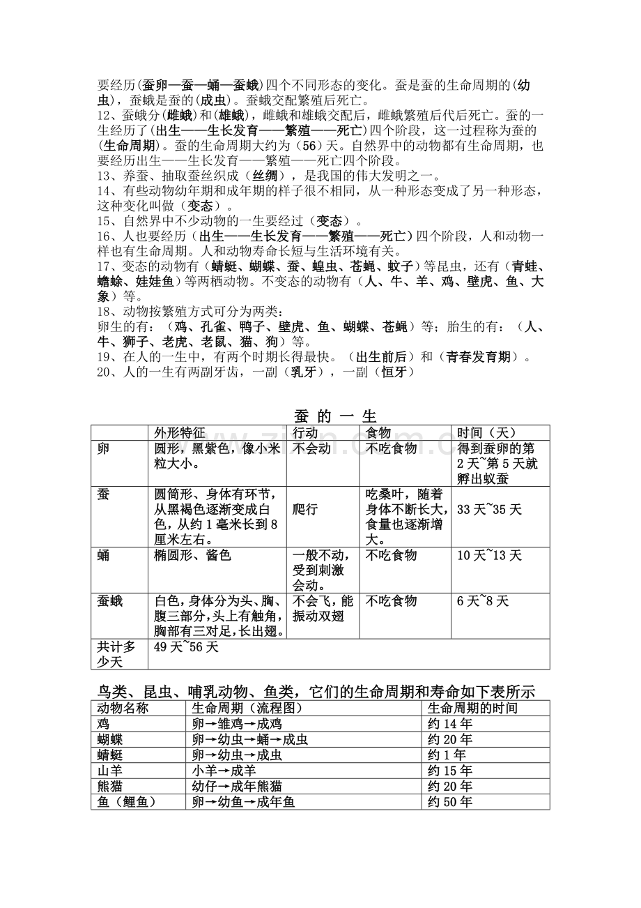 小学三年级下册科学复习资料精选.doc_第3页