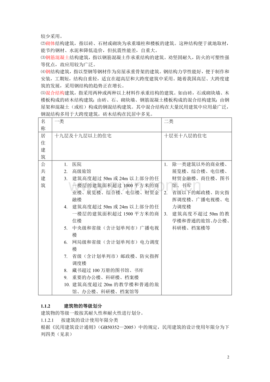 建筑物的分类和等级划分.doc_第2页