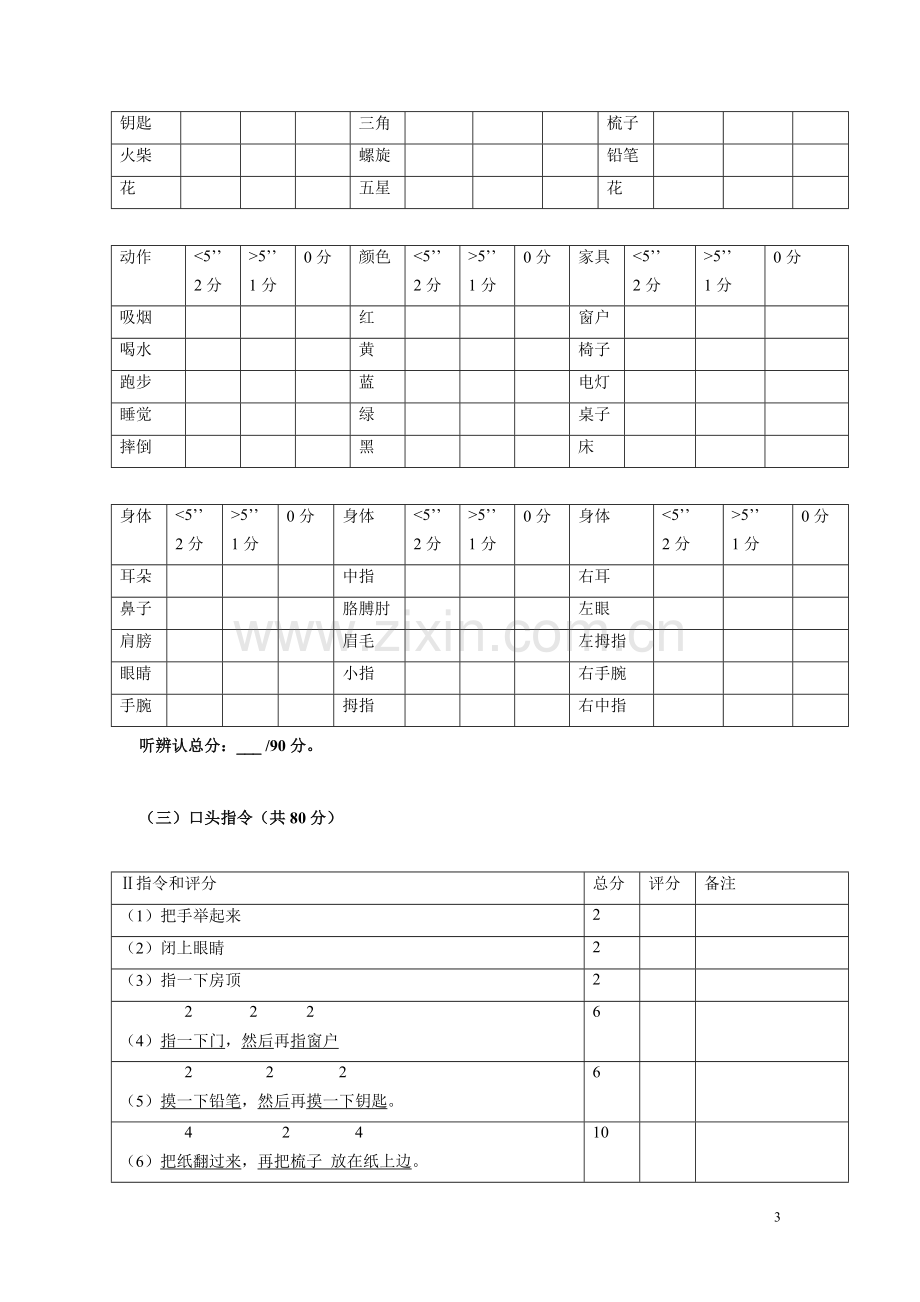 汉语失语症评定量表ABC.doc_第3页