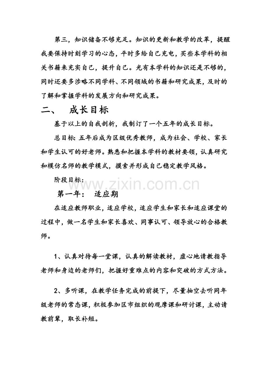 新教师五年成长规划.doc_第2页