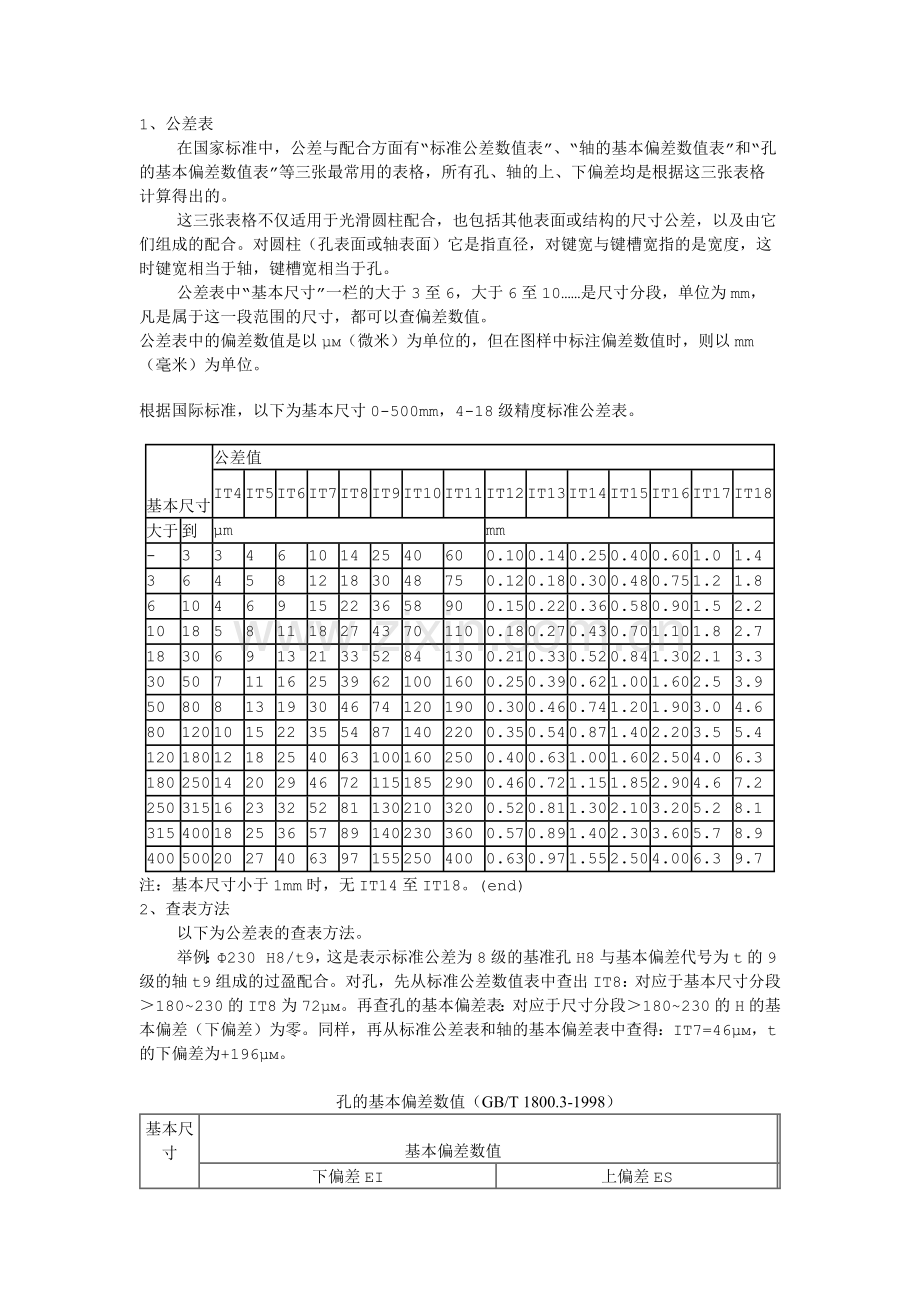 机械制图公差尺寸及查表.docx_第1页