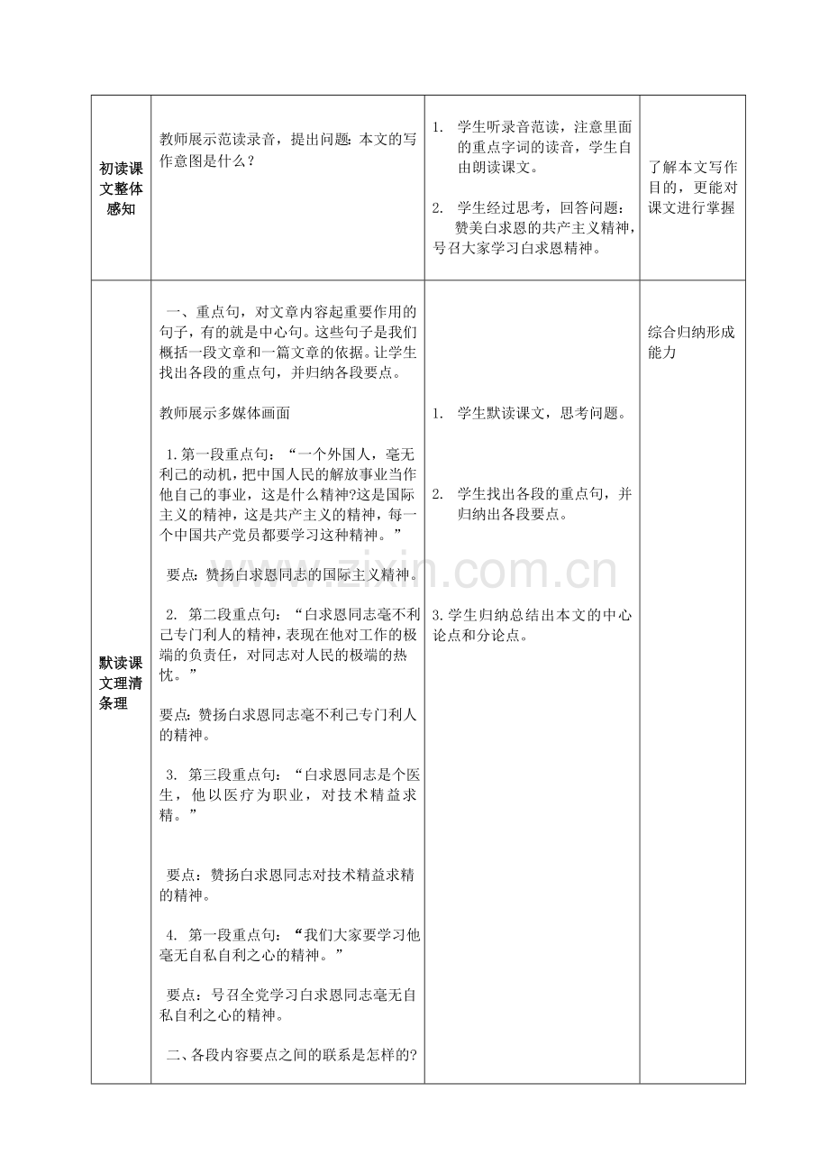 语文版初中语文八上《纪念白求恩》-(三).doc_第2页