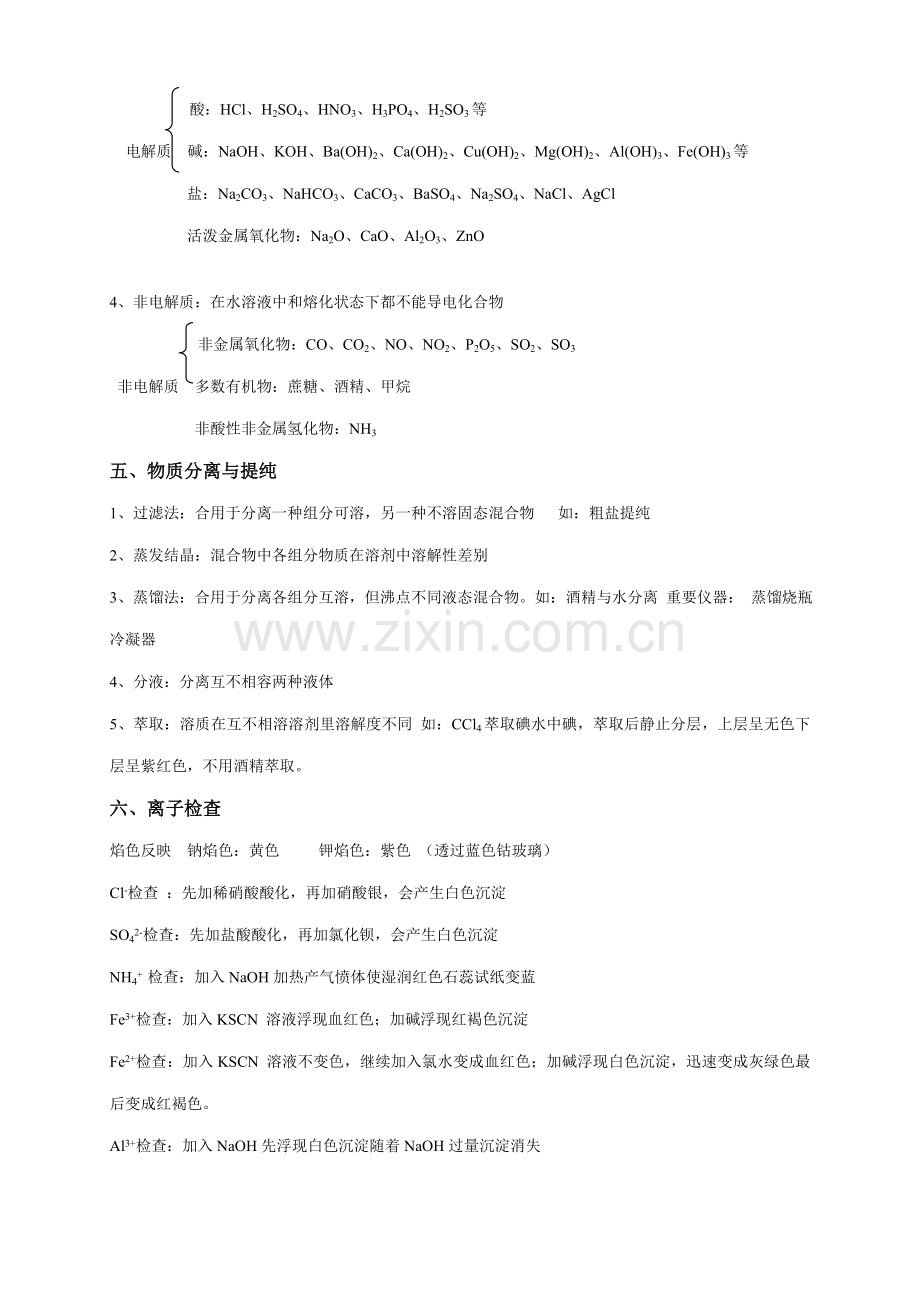 2021年高中化学学业水平测试知识点总结完整版.doc_第3页