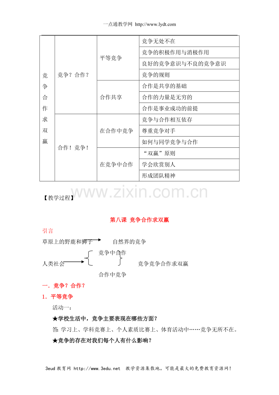 八年级政治竞争合作求双赢.doc_第2页