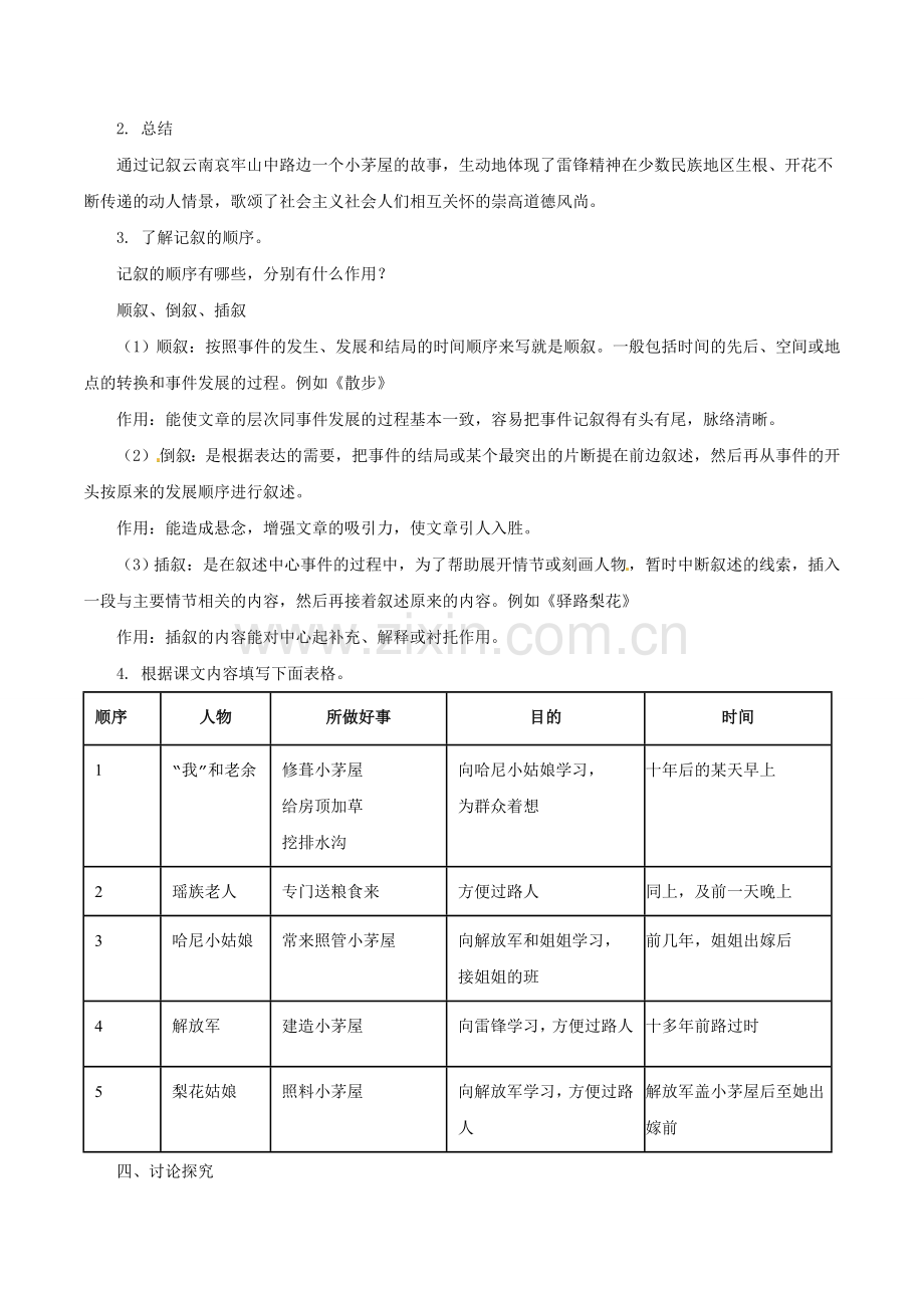 (部编)初中语文人教七年级下册驿路梨花评价测试.doc_第2页