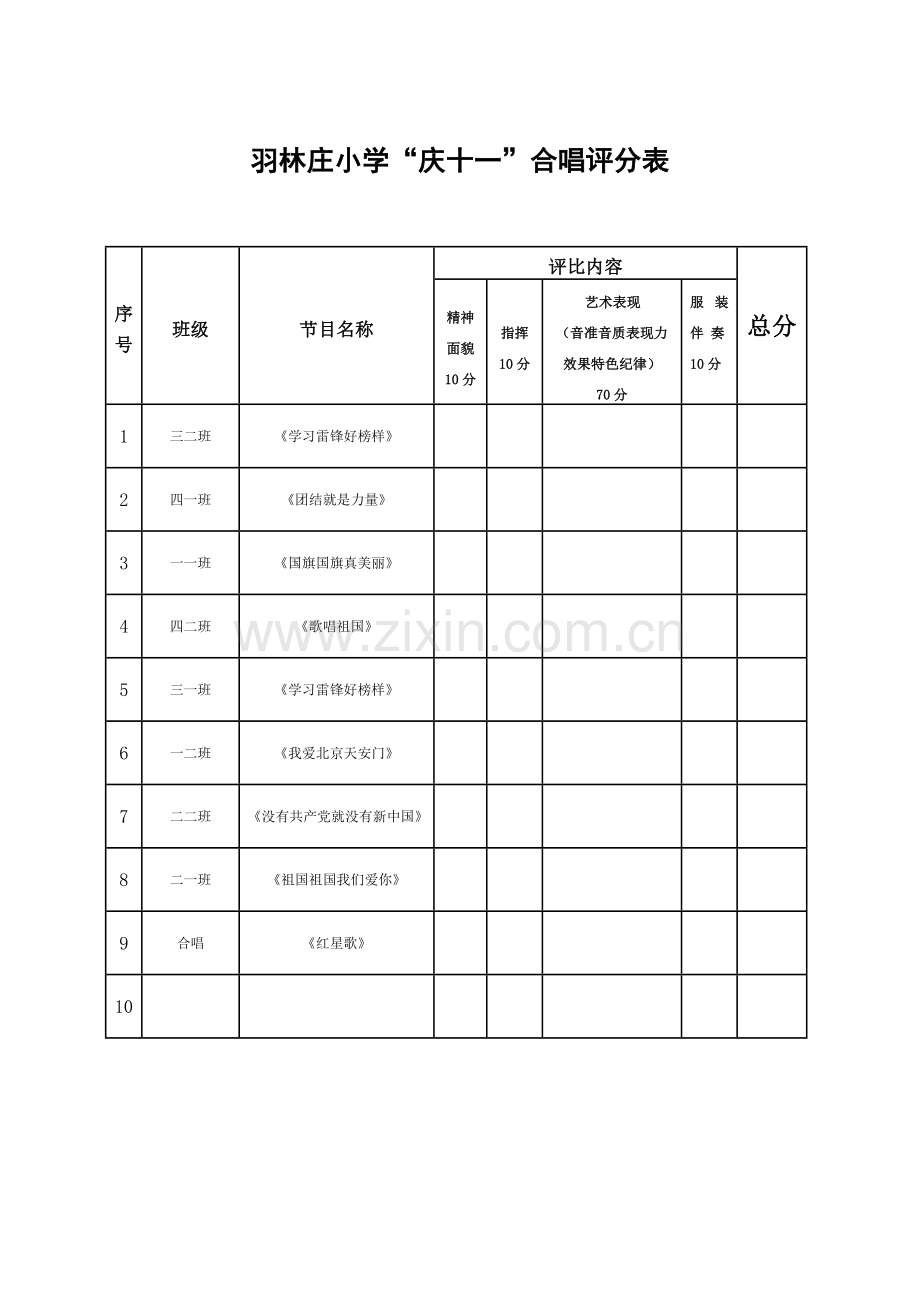 合唱比赛评分表及评分标准.doc_第3页