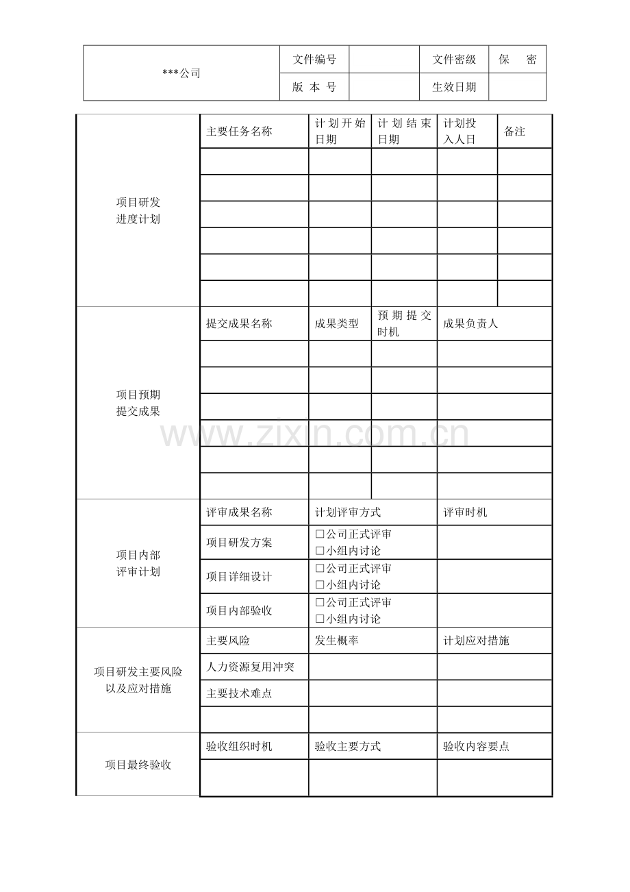 公司研发项目立项申请表.doc_第2页