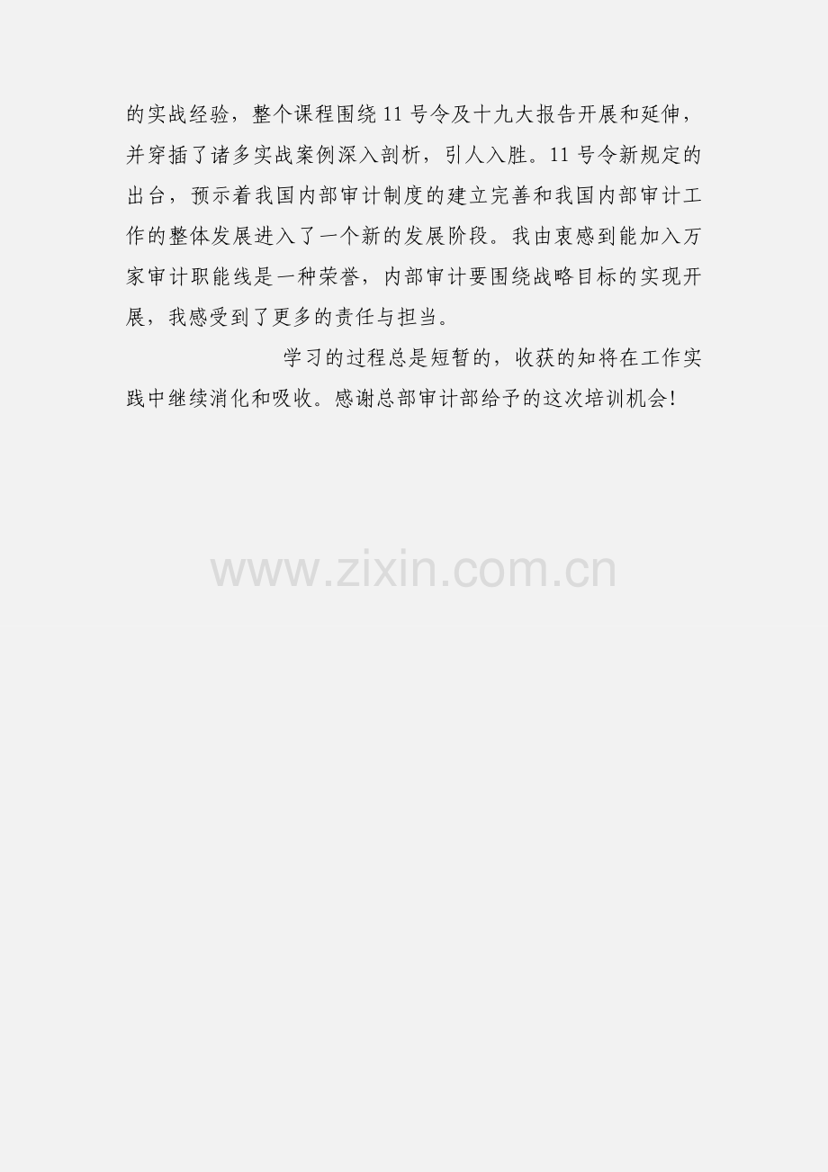 现代内部审计学习培训心得感悟.docx_第3页