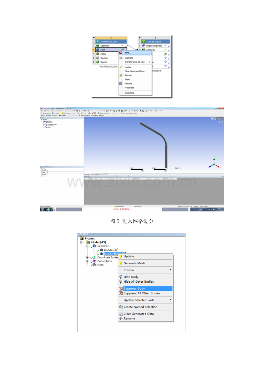 ansys14workbench血管流固耦合分析实例.doc_第3页