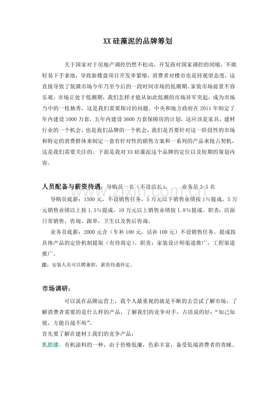 硅藻泥策划书.doc_第1页