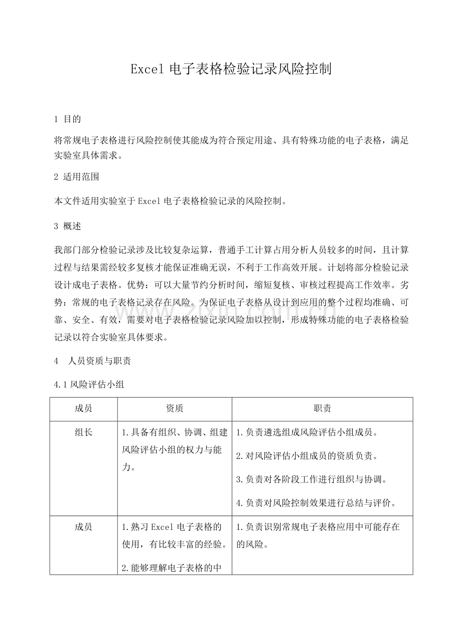 Excel电子表格检验记录验证方案.docx_第2页