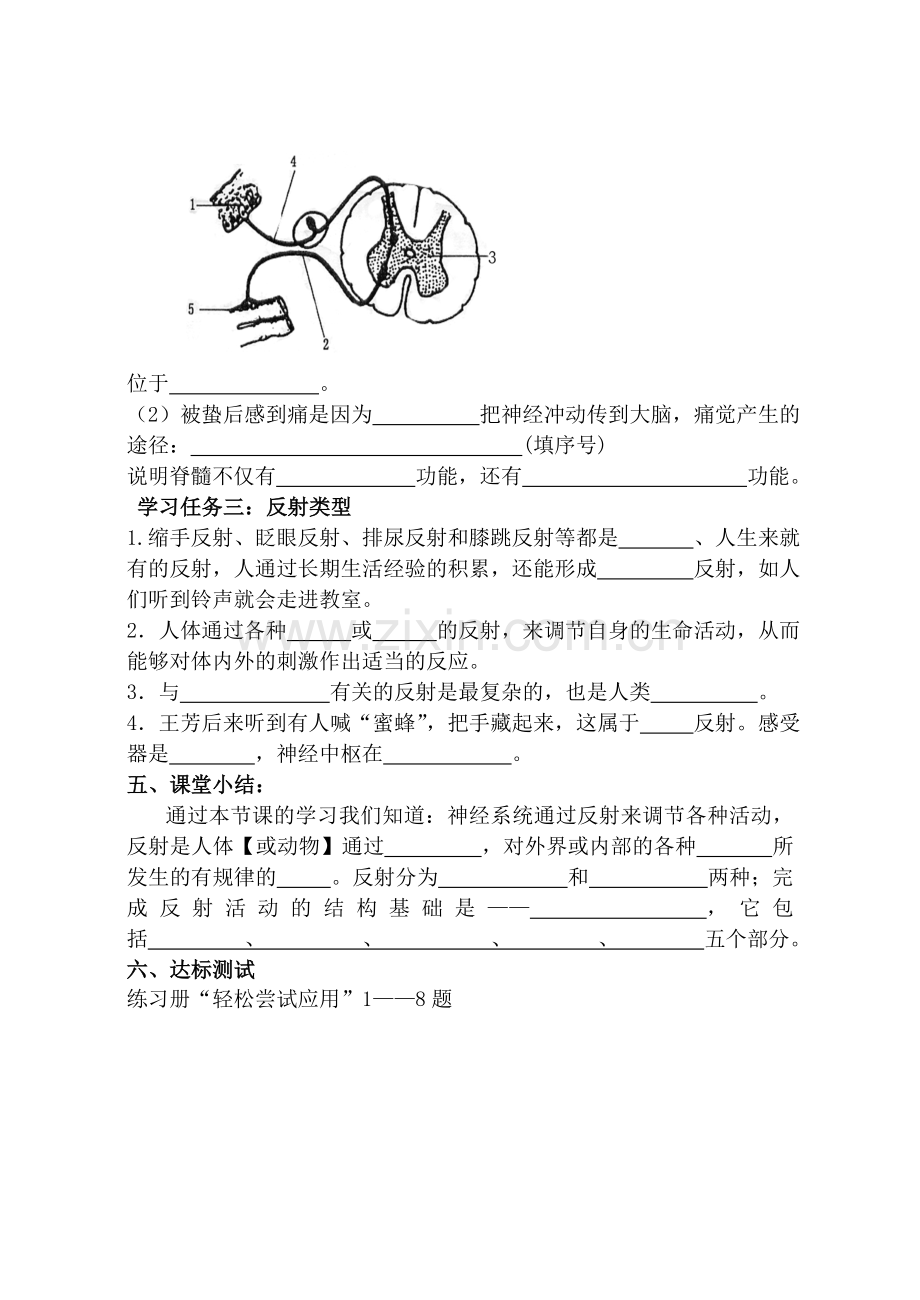 神经调节的基本方式导学案1.doc_第2页