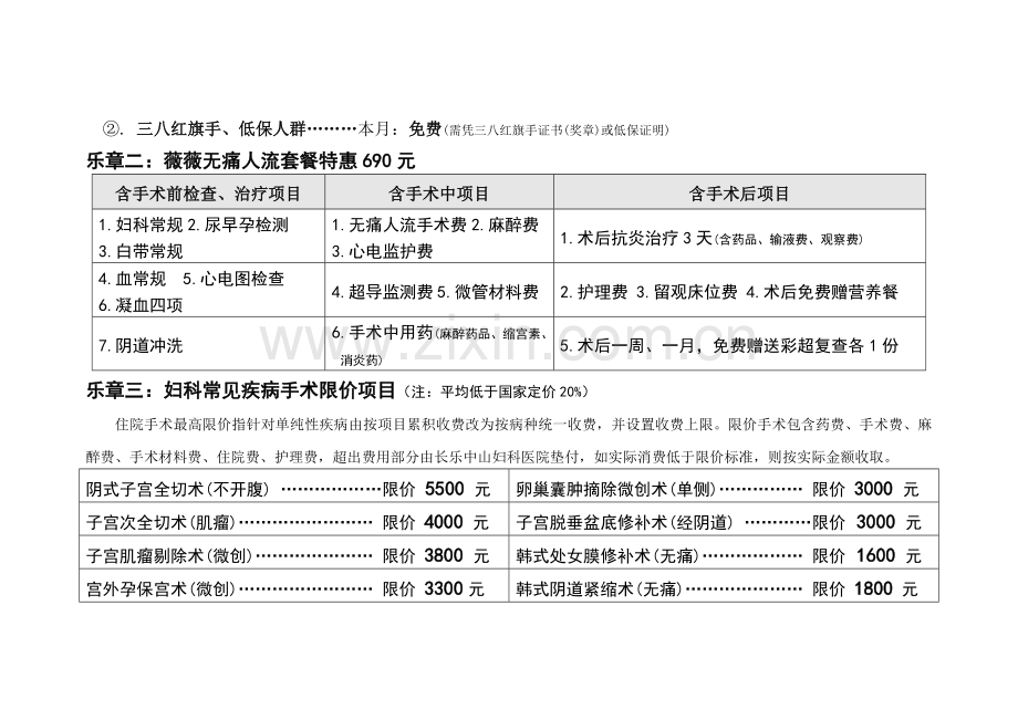 (长乐中山妇科医院)2010年3月份活动策划方案.doc_第3页