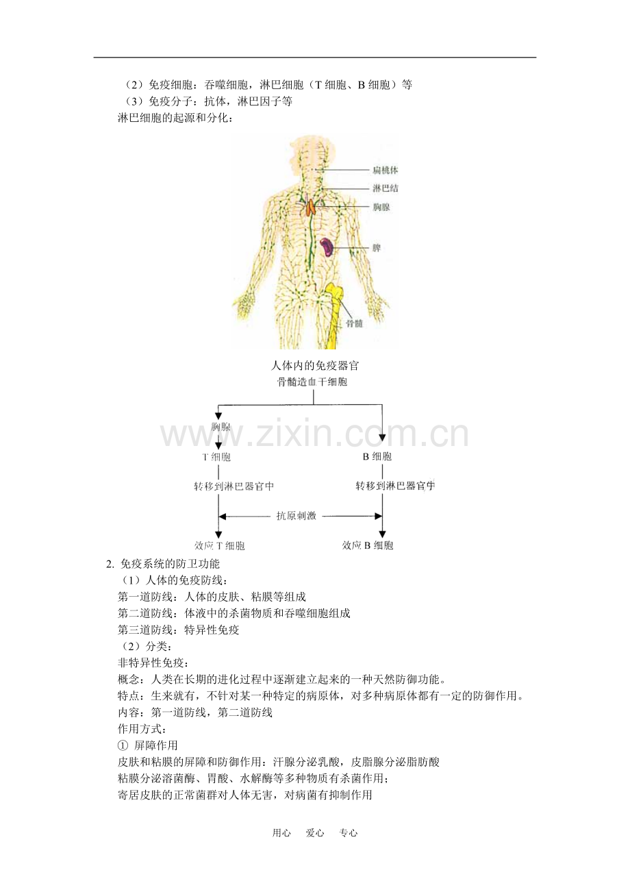 高一生物第四节-免疫调节人教实验版全国通用.doc_第2页