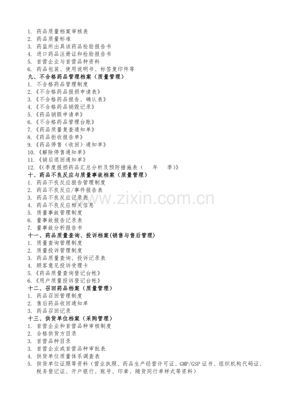 药品档案目录.doc_第2页