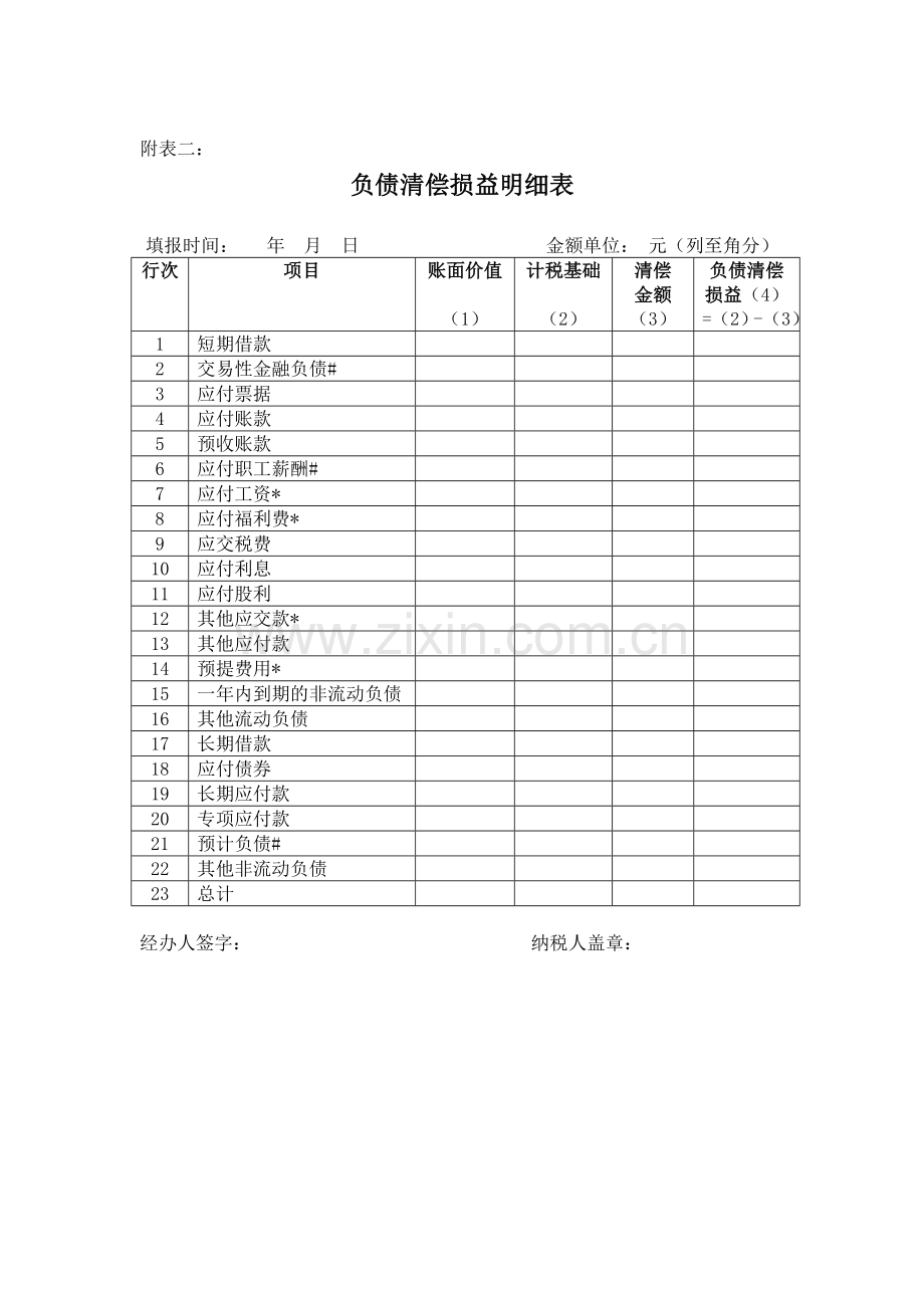 企业清算所得税申报表及附表.doc_第3页