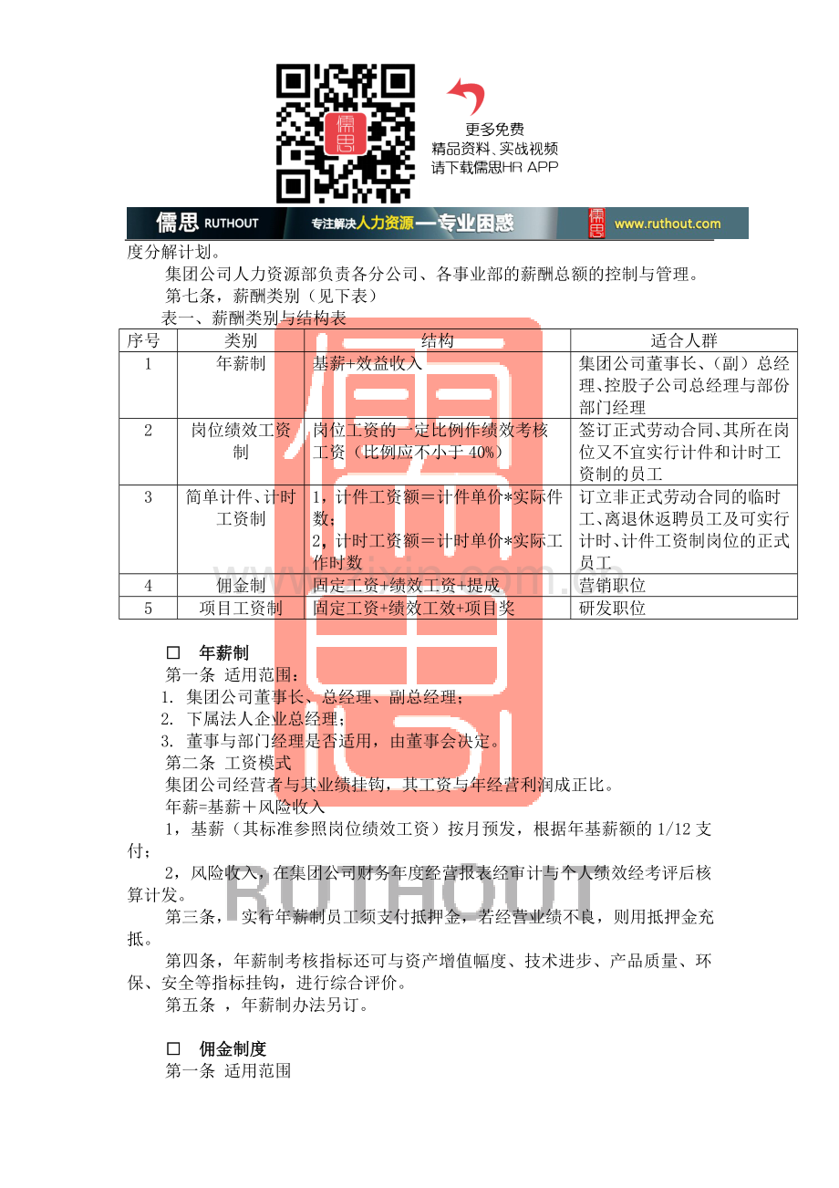 XX瓷业(集团)股份有限公司薪酬管理制度.doc_第2页