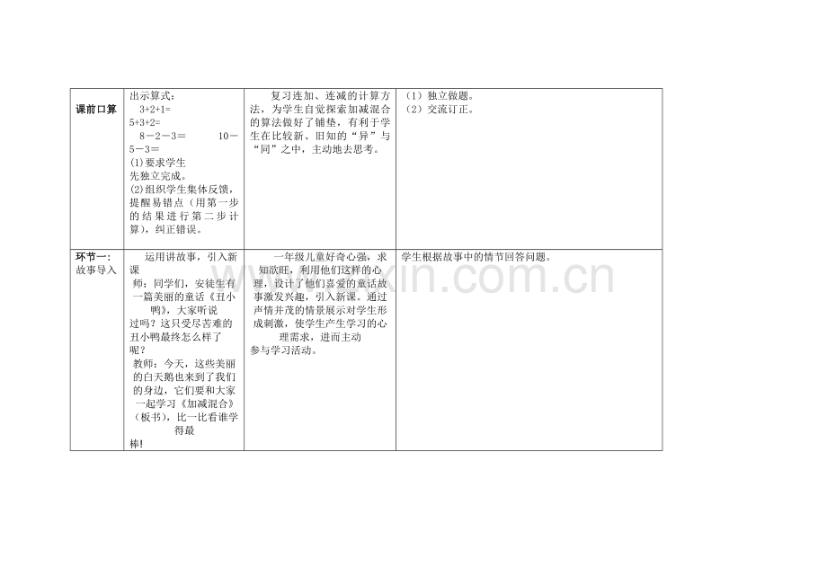 小学数学人教一年级一年级上册数学《加减混合》.docx_第3页