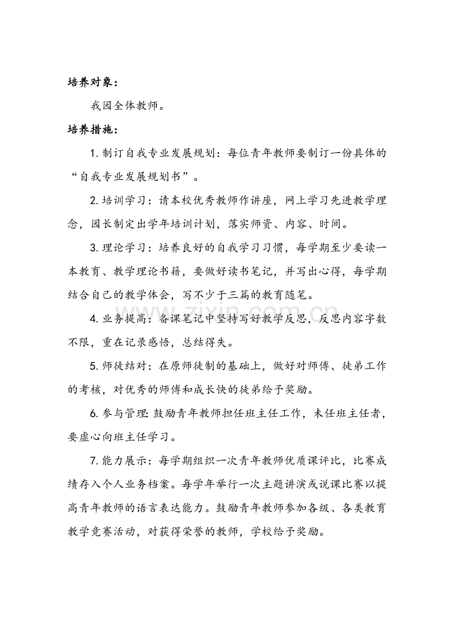 幼儿园青年教师培养规划及措施.doc_第2页