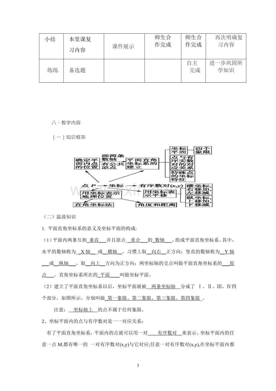 平面直角坐标系复习教案.doc_第3页