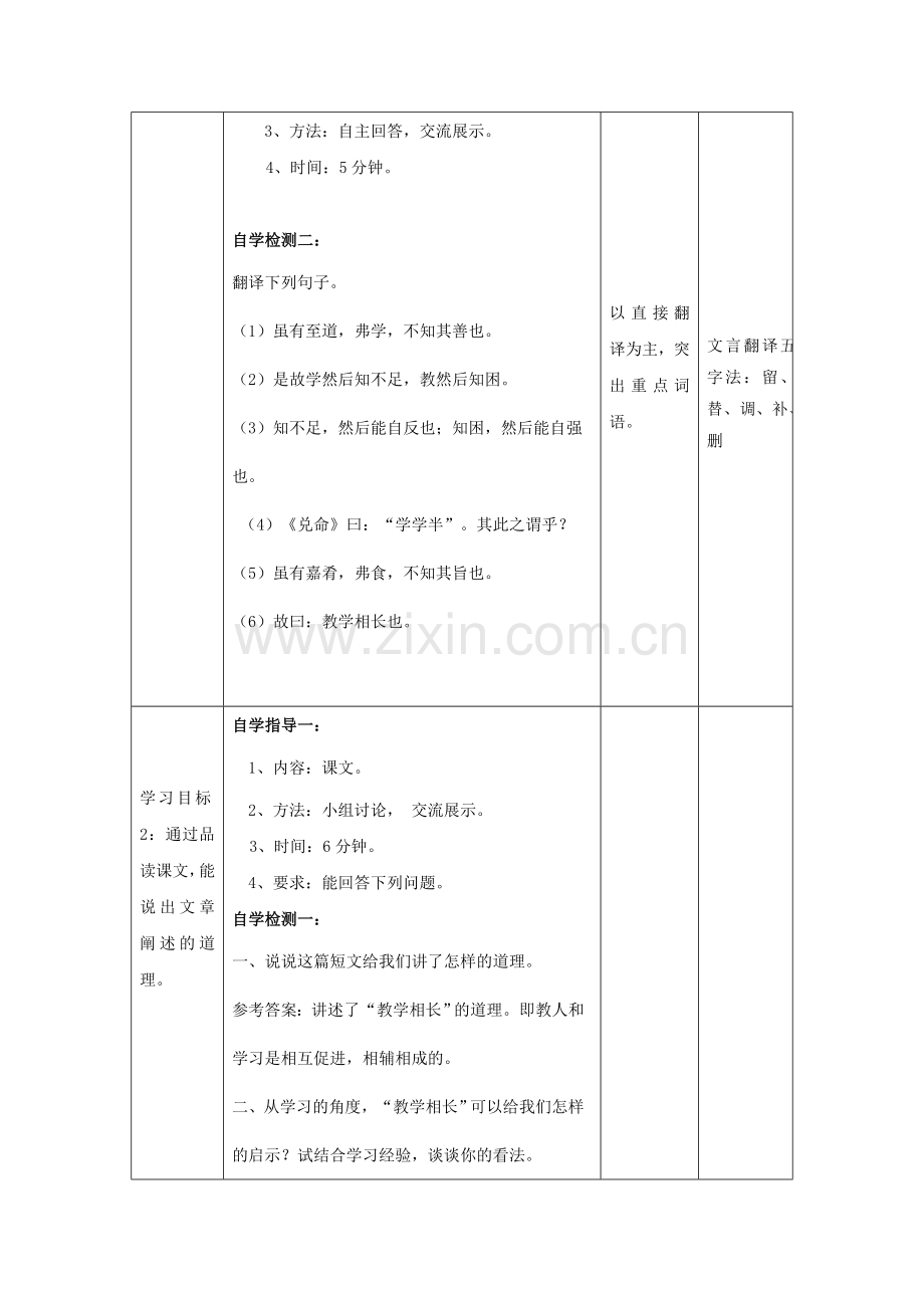 七年级语文上册-第四单元(第三课时)复习教案-(新版)新人教版.doc_第3页