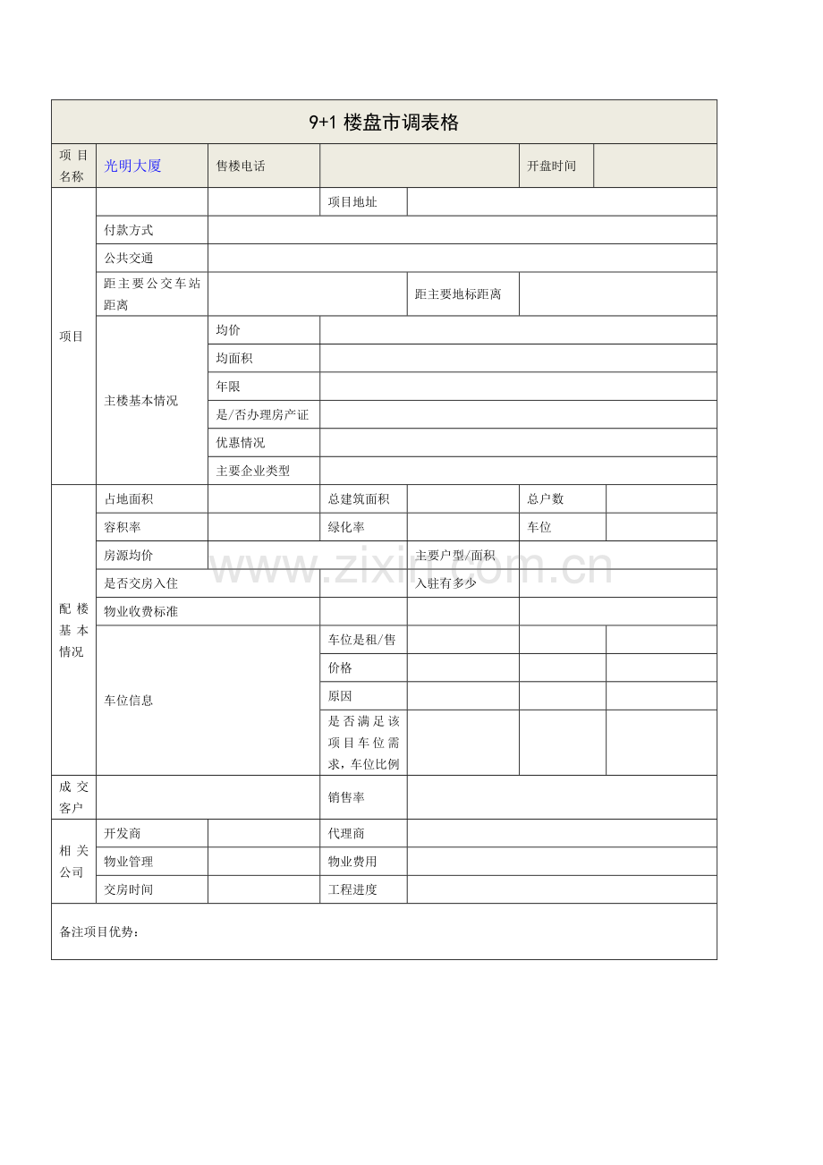 房地产市调表格.doc_第3页