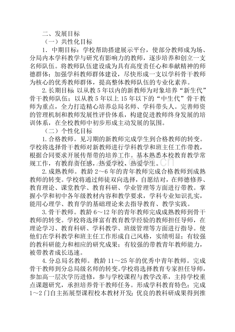 教师专业发展中长期规划[1].doc_第2页