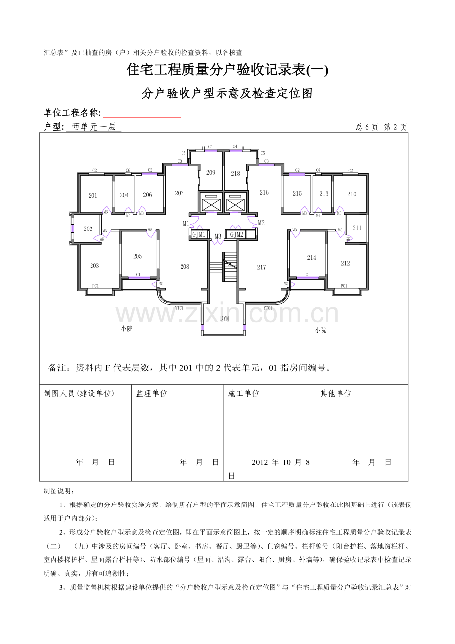 分户验收记录全套填写范例.doc_第2页