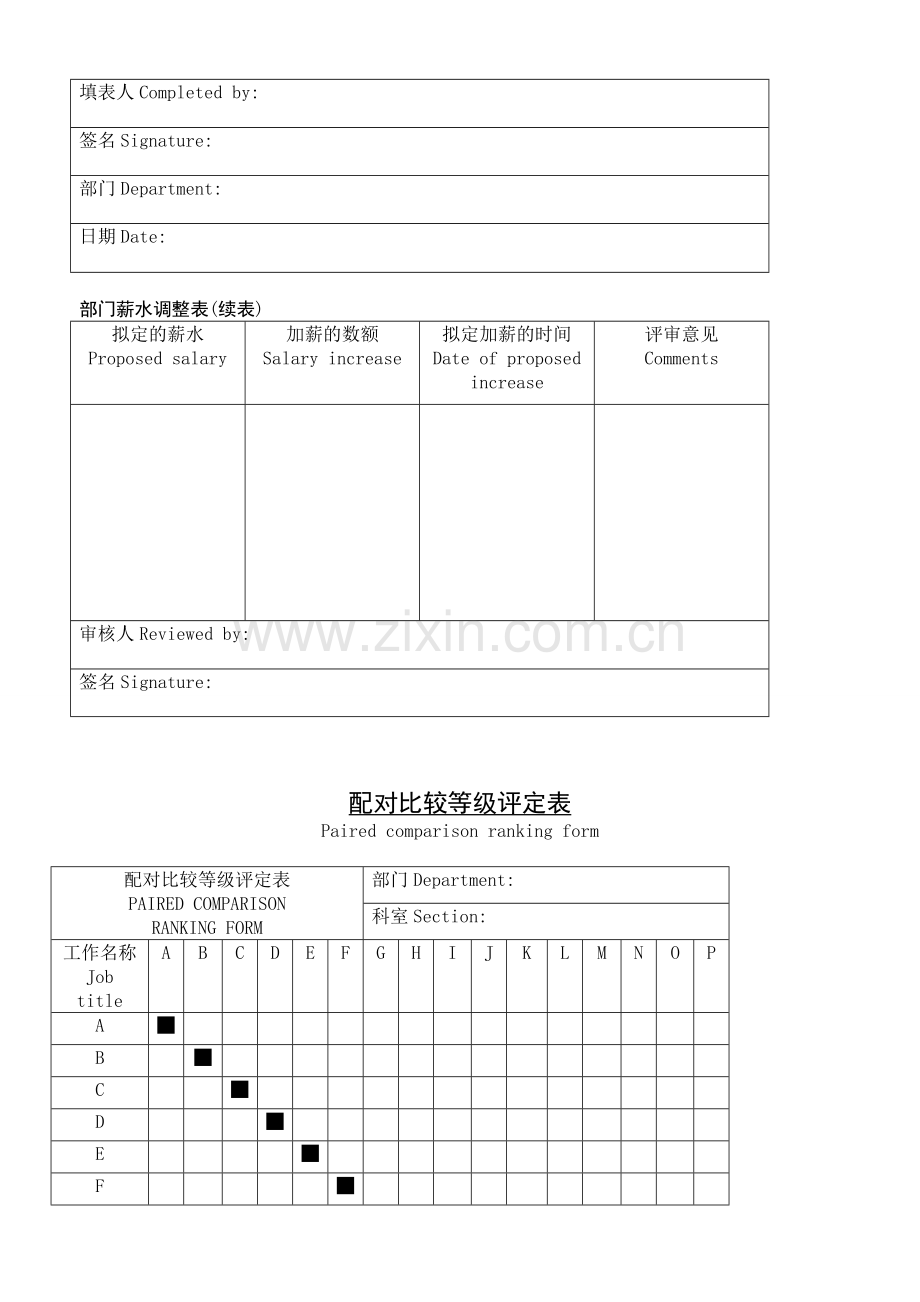 公司企业普通员工考核表.doc_第3页