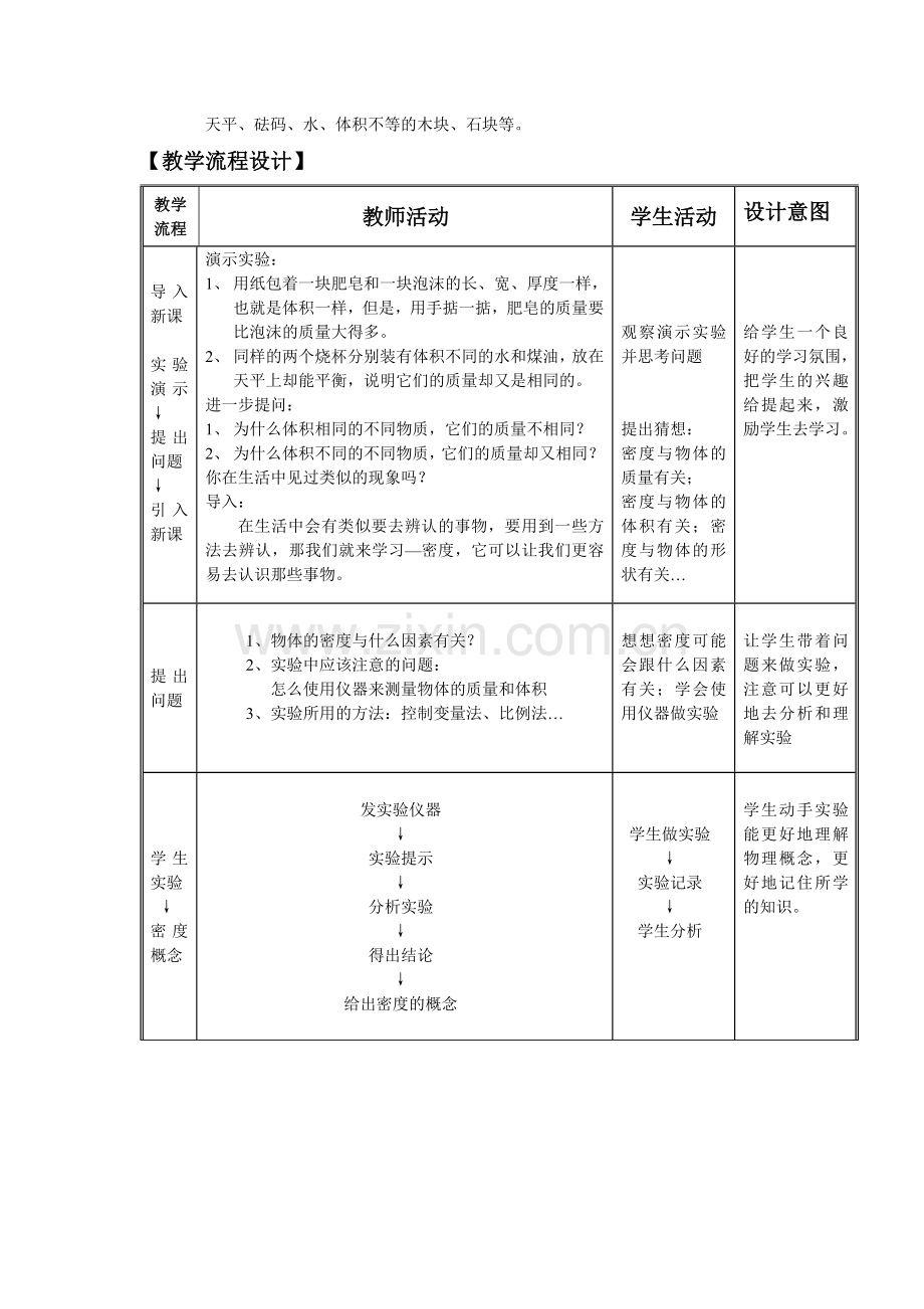 密度教学设计及反思.doc_第2页